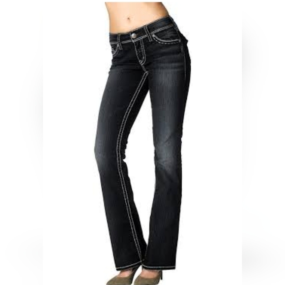 NEW Silver Jeans Co. Natsuki Jeans Bootcut Classic Womens Bohemian Western Chic - Picture 1 of 16